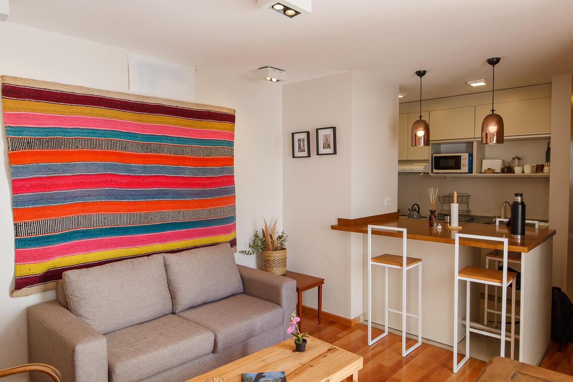 Confortable Loft Deluxe Con Cochera En Apartamento